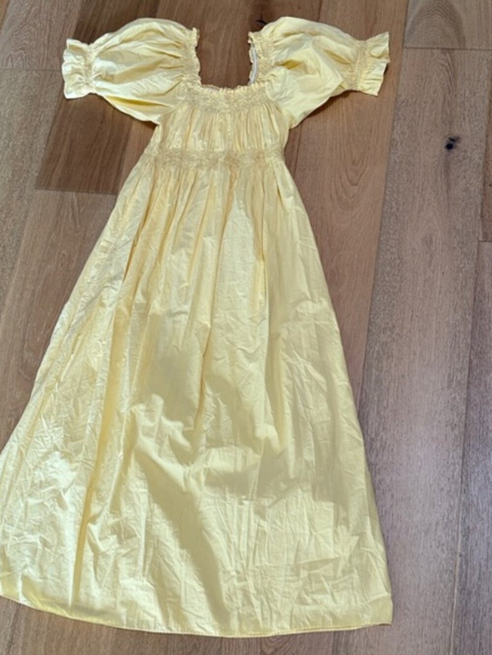 DÔEN Net Sustain Eclipse Embroidered Organic Cotton- Poplin Midi Dress - Picture 11 of 12